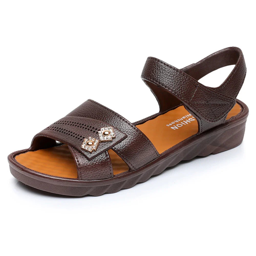 Orthopedische Zwarte Sandalen Elegance - Julia