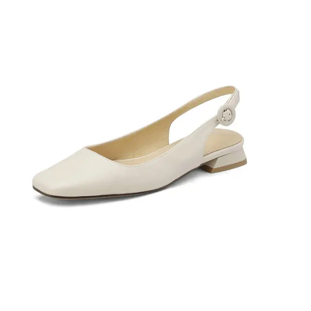 Orthopedische beige loafers - Lisa