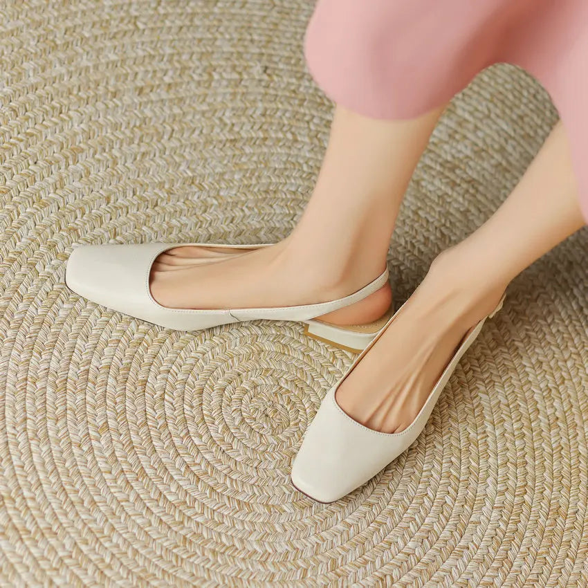 Orthopedische beige loafers - Lisa