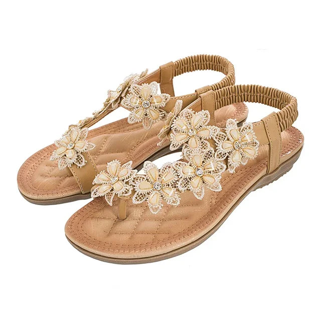 Orthopedische Licht Beige Sandalen - Emily