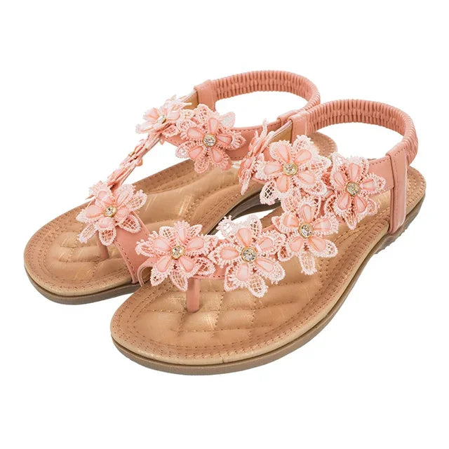 Orthopedische Licht Beige Sandalen - Emily