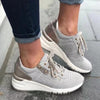 Orthopedische Lichtgewicht Beige Sneakers - Ellen