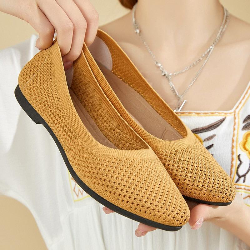 Sophie - Orthopedische Comfortabele Grijze Flats