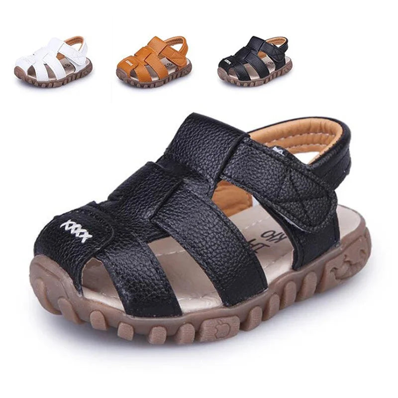 Liam - Orthopedische Witte Kinderzomersandalen