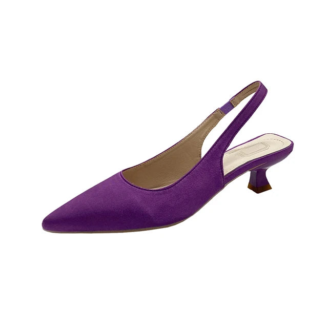 Isabella - Orthopedische Zwart Slingback Pumps