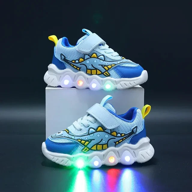 Dino - Orthopedische LED Kinder Sneakers