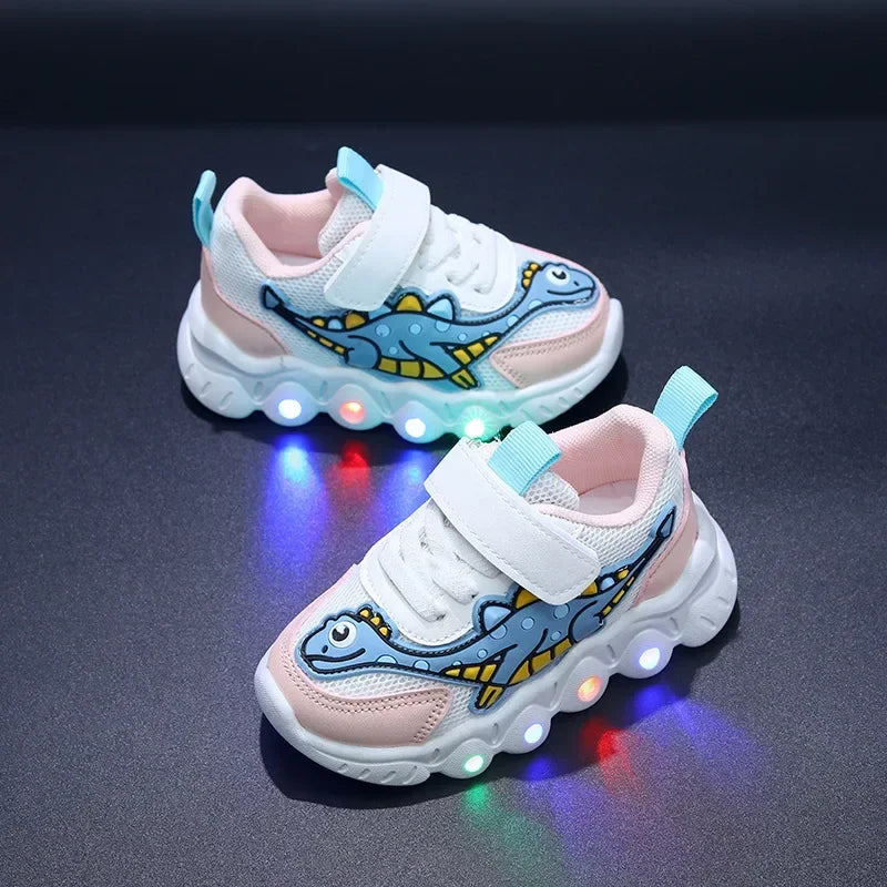 Dino - Orthopedische LED Kinder Sneakers