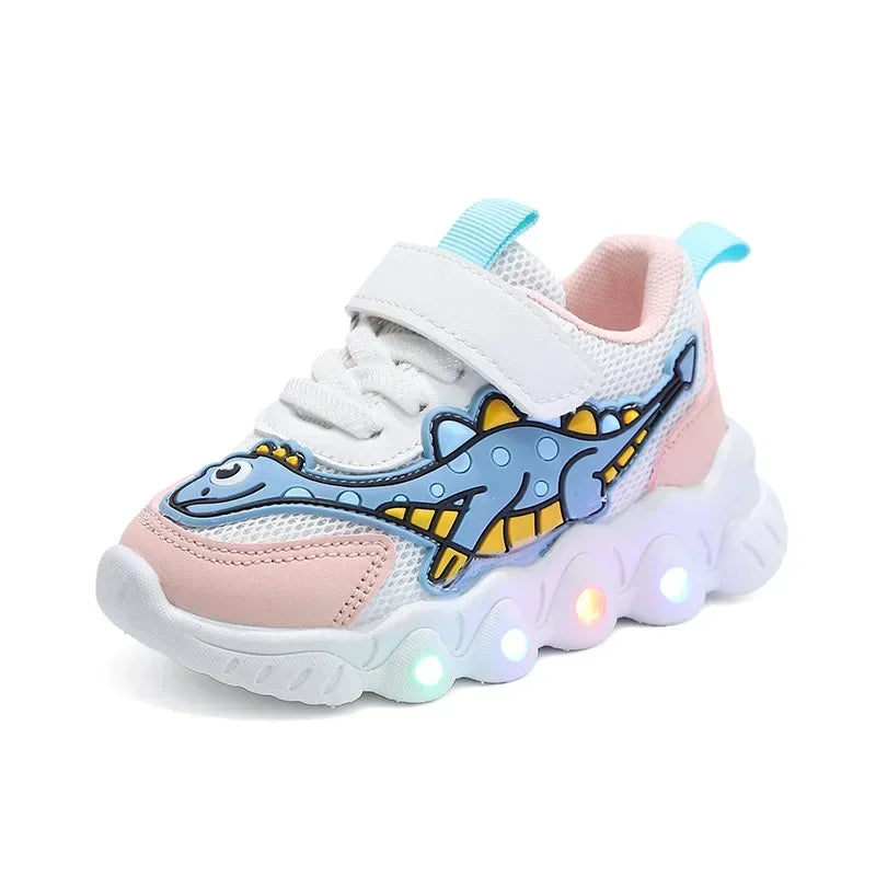 Dino - Orthopedische LED Kinder Sneakers