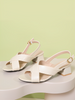 Orthopedische Beige Hakken Sandalen - Sofia