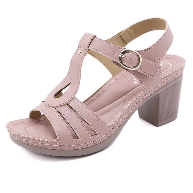 Zoë - Orthopedische Chic Zwarte Sandalen