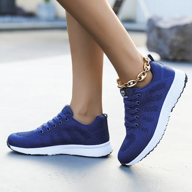 Eva - Orthopedische Marineblauwe Sportieve Sneakers