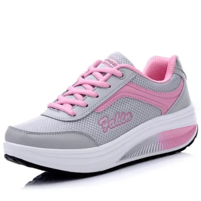 Bella - Orthopedische Sneakers Zwart met Roze