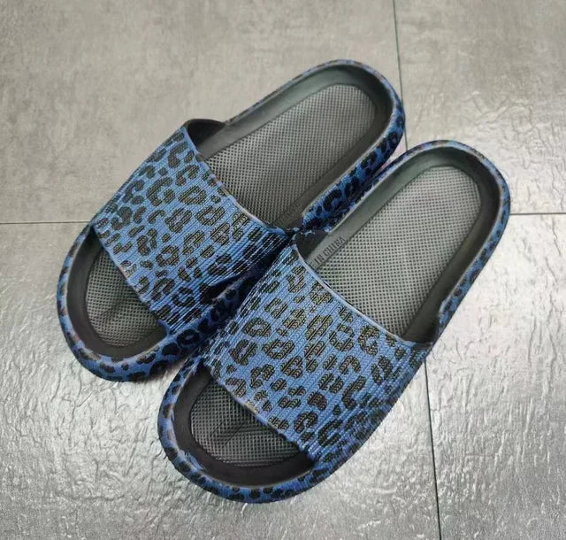 Orthopedische Luipaardprint Slippers - Zoe