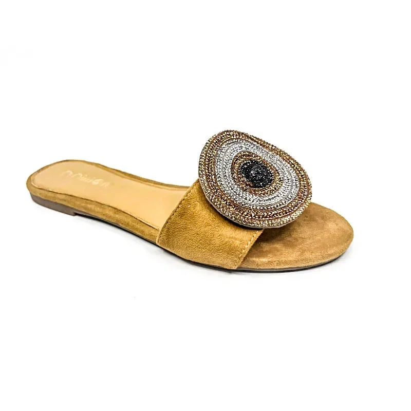 Orthopedische Gele Slipper - Diana