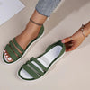 Lotte - Orthopedische Groene Comfort Sandalen