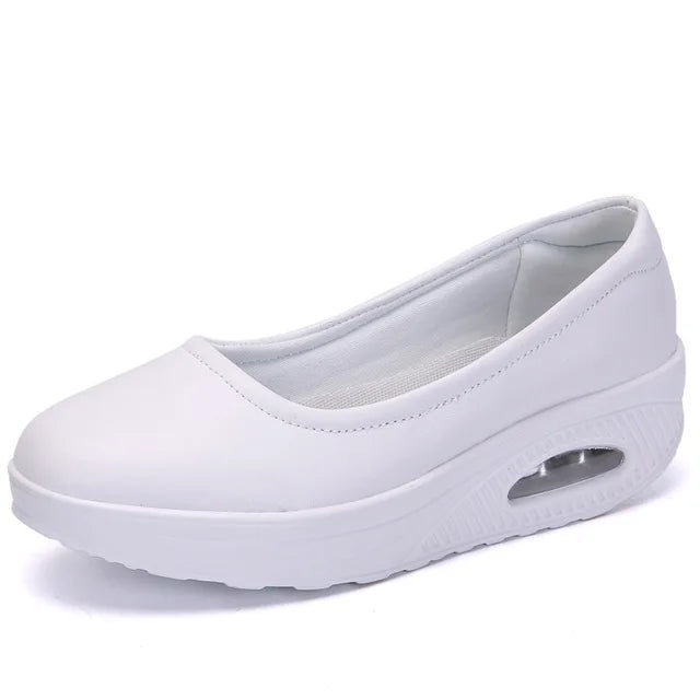 Sophie - Orthopedische Zwarte Comfort Wedges