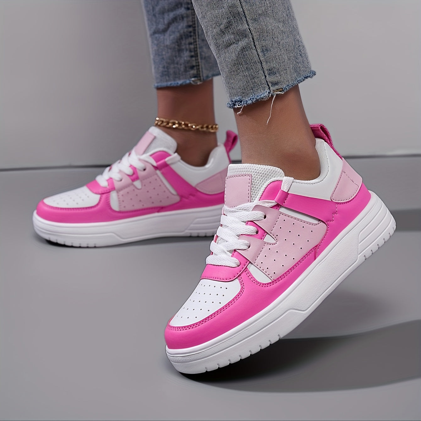 Orthopedisch Roze Sneakers - Anna