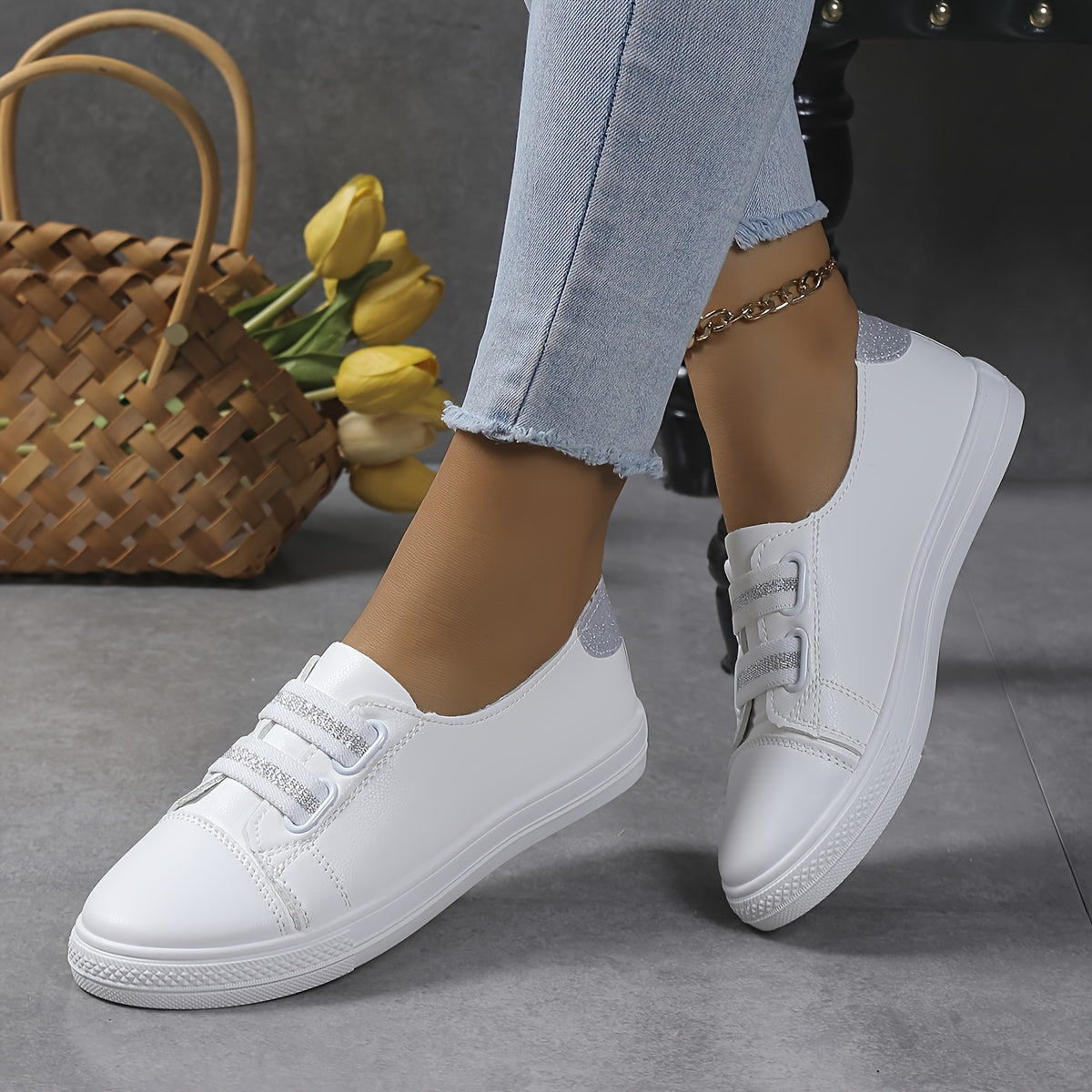 Orthopedische Witte Sneakers - Laura