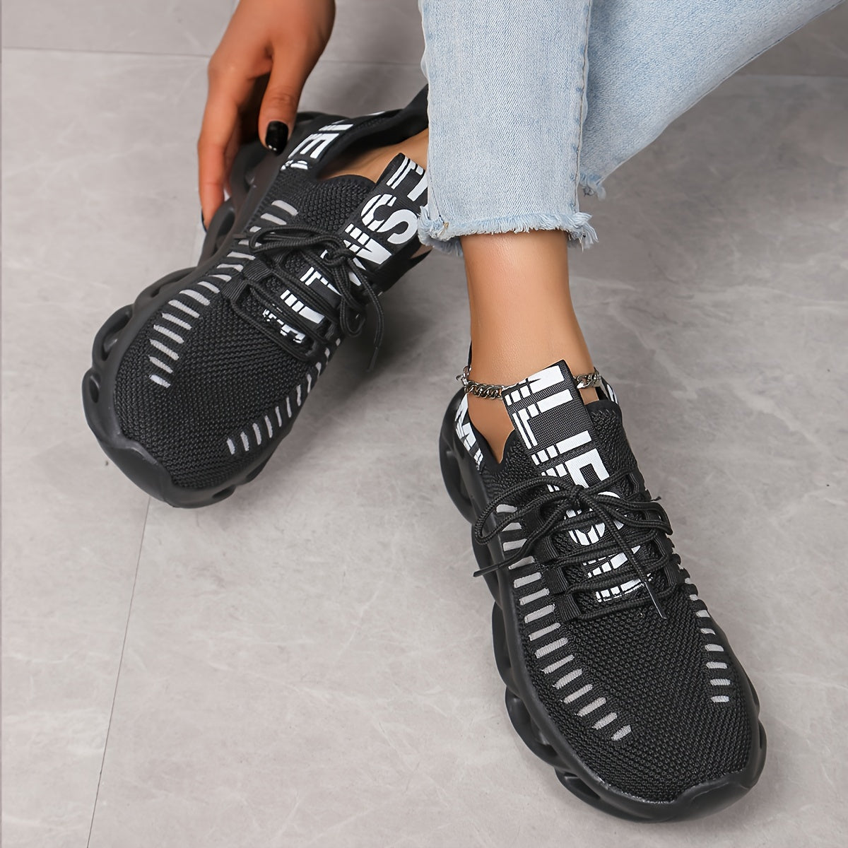 Orthopedische Lichtbruine Sneakers - Nina