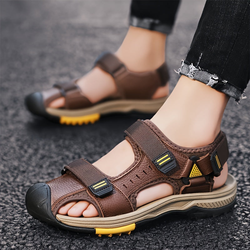 Orthopedische Donkerbruine Outdoor Sandalen - Lars