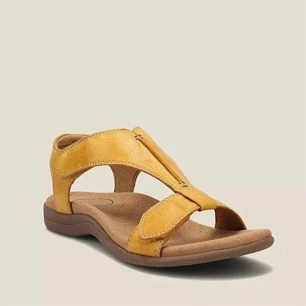 Mia - Orthopedische Comfortabele Gele Sandalen