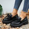 Orthopedische Zwarte Strik Loafers - Emma