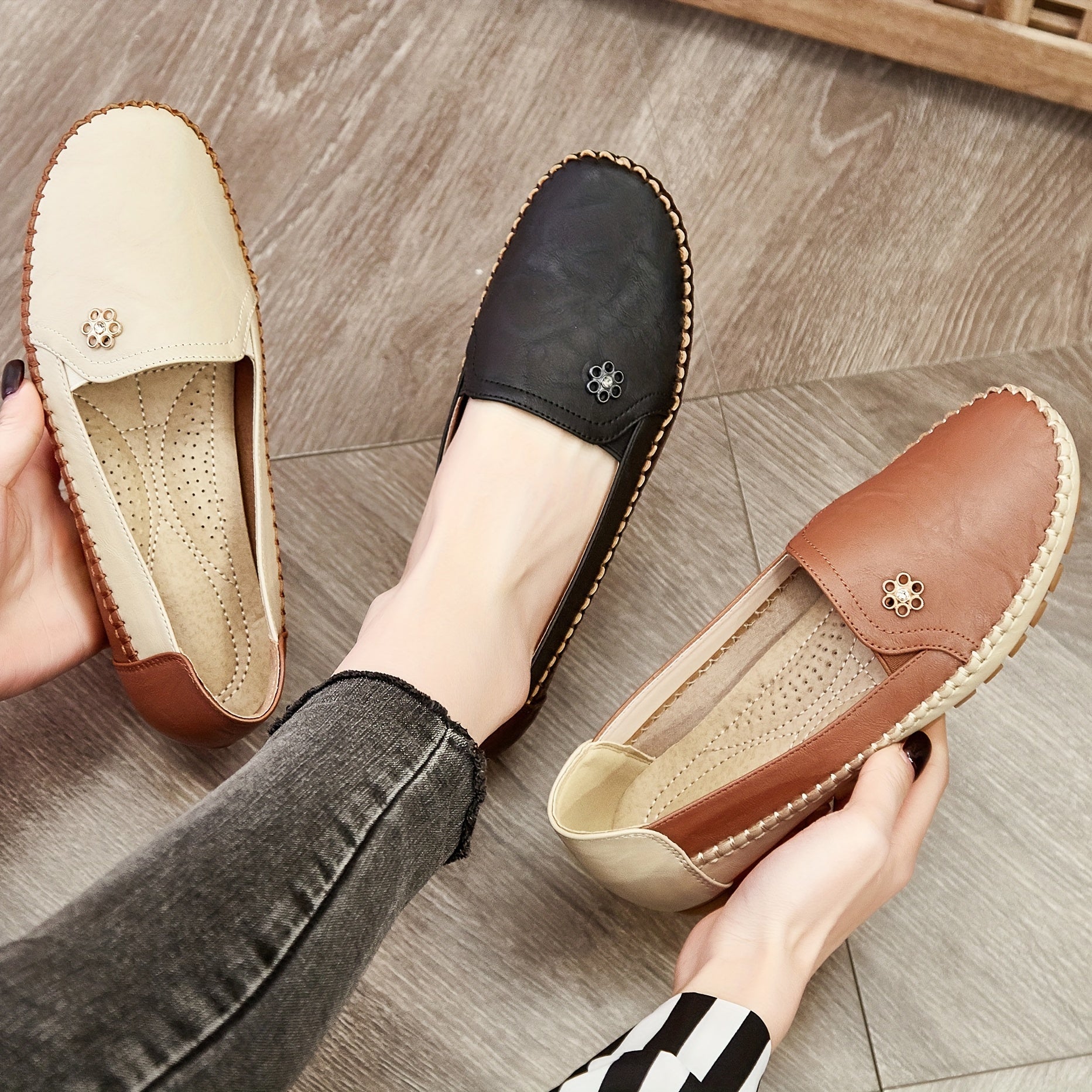 Orthopedische Zwarte Loafers - Anna