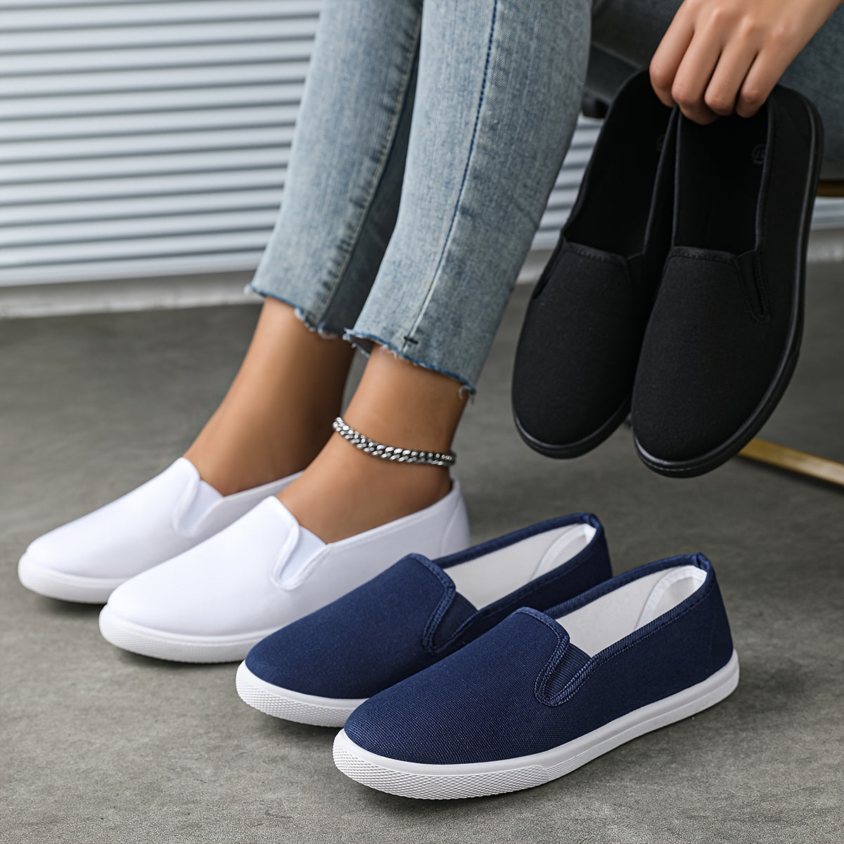 Orthopedische Witte Loafers - Emma