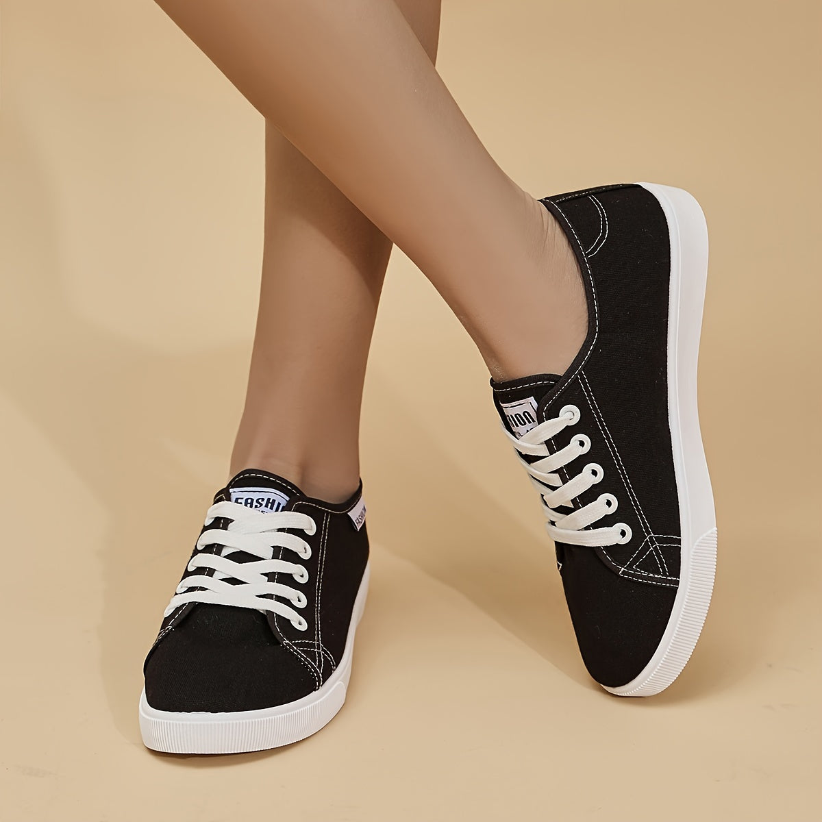 Orthopedische Zwarte Sneakers - Eva