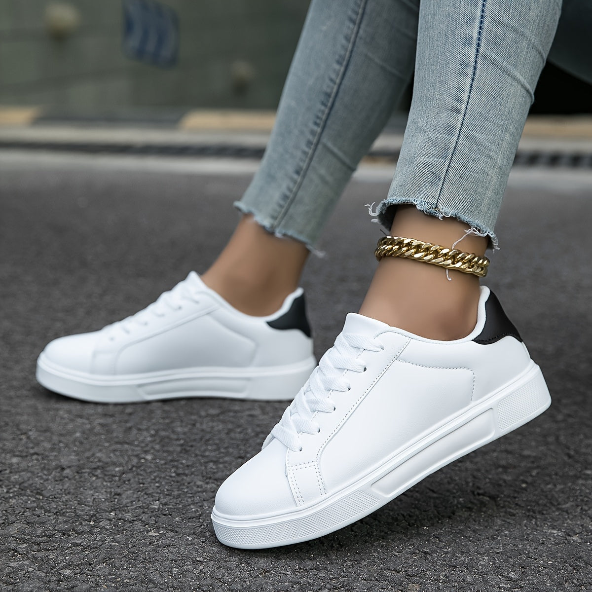 Orthopedische Witte Sneakers - Lisa