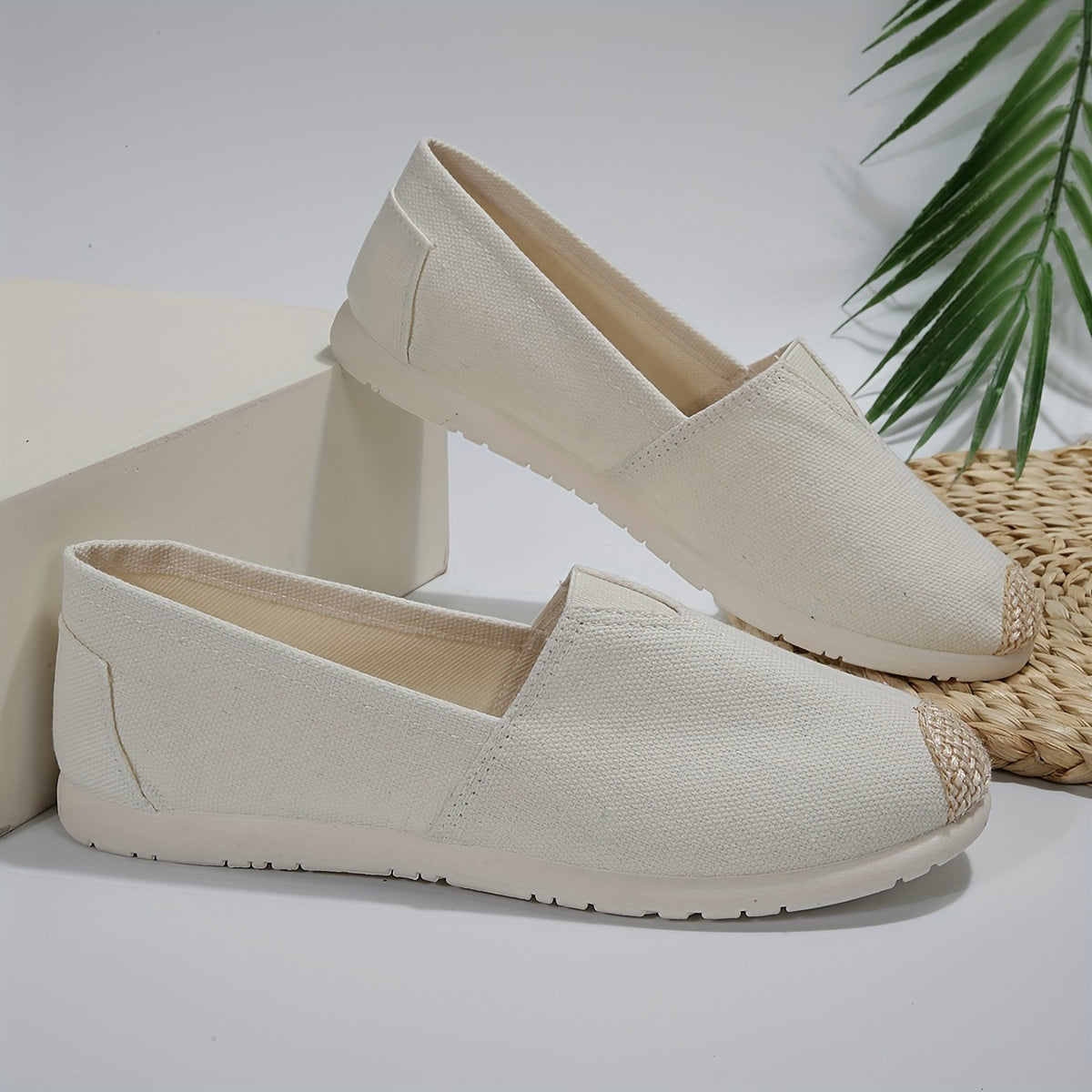 Orthopedische Ivoorkleurige Flats - Lara