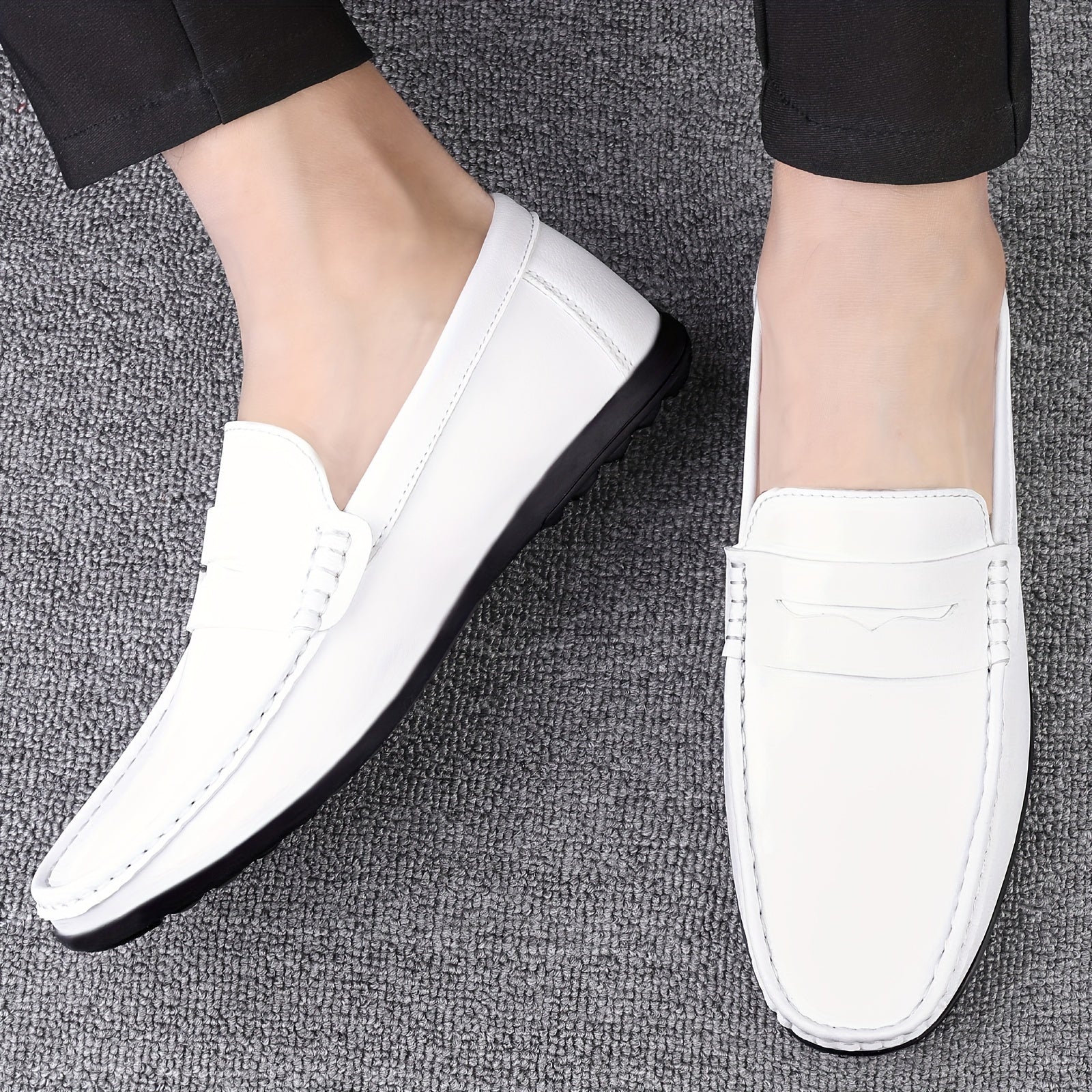 Orthopedische Witte Loafers - Peter