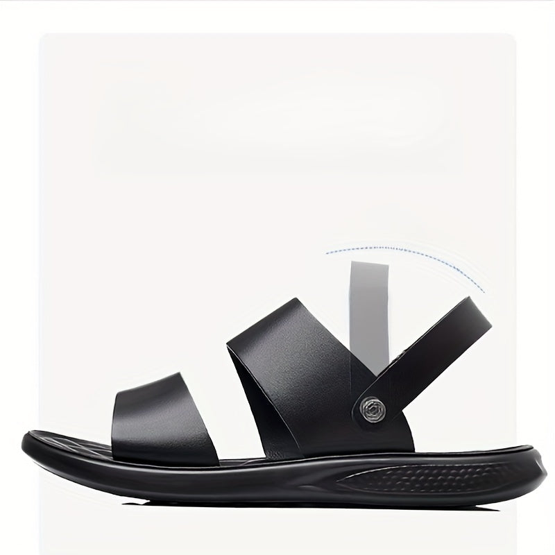 Orthopedische Trendy Zwarte Sandalen - Stefan