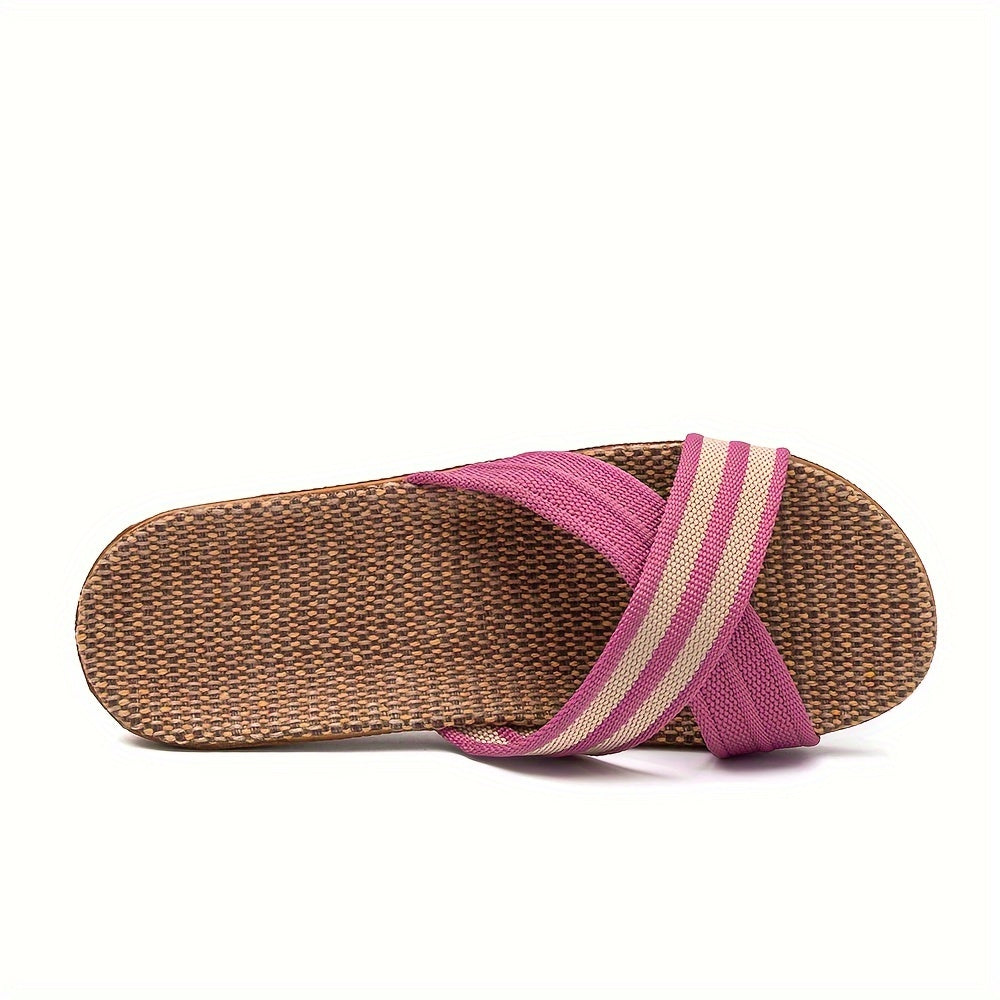 Orthopedische Roze Streep Sandalen - Eva