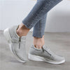 Eva - Orthopedische Blauwe Platform Sneakers