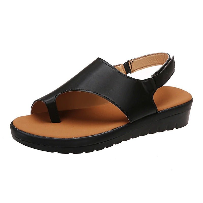 Lara - Orthopedische Corrigerende Koffiekleur Sandalen