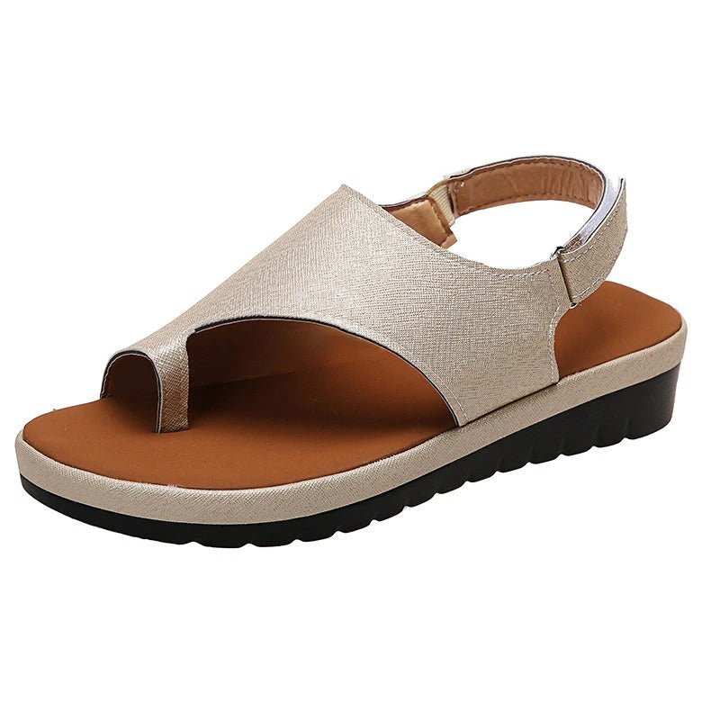 Lara - Orthopedische Corrigerende Koffiekleur Sandalen