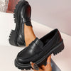 Orthopedische Zwarte Chunky Loafers - Nora