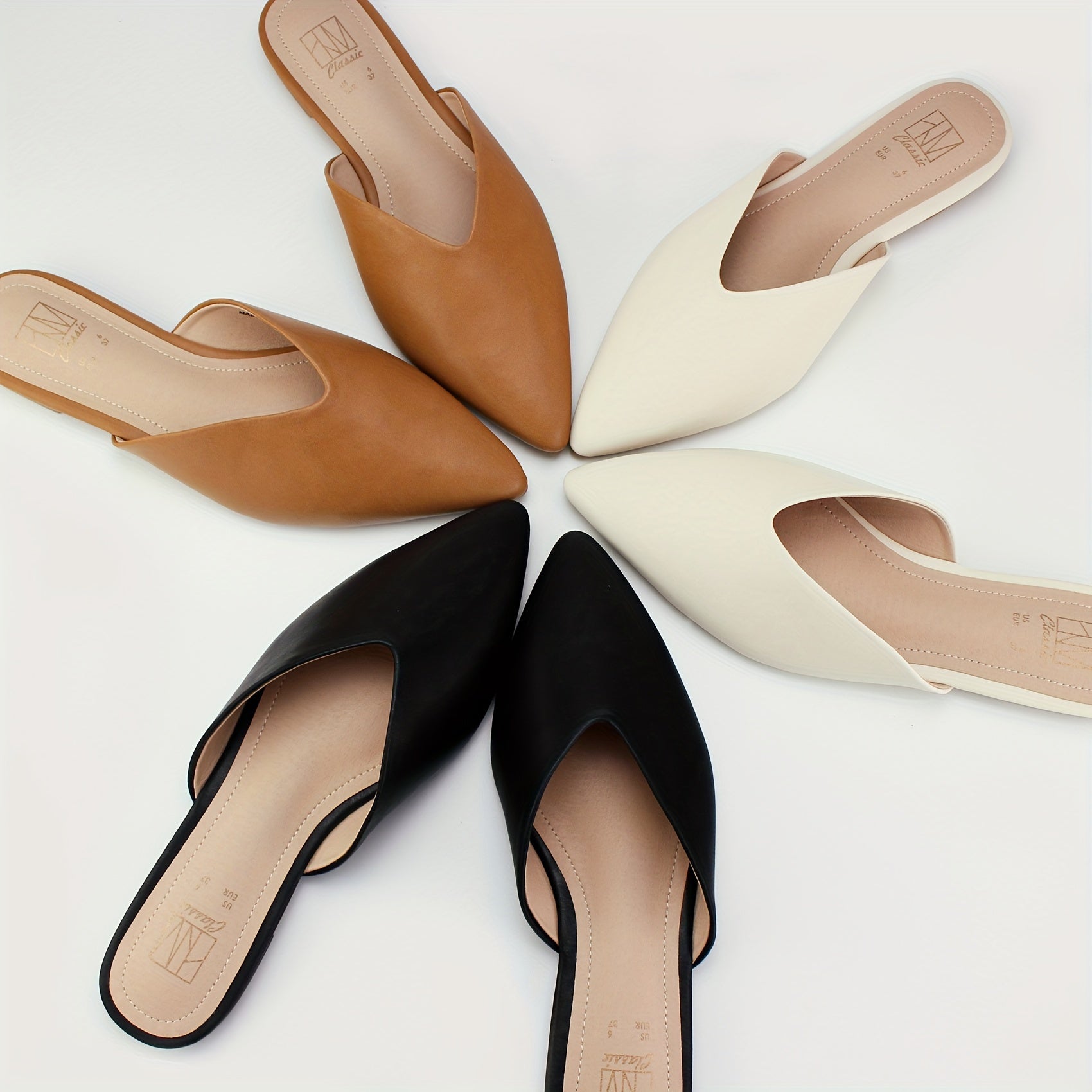 Orthopedische Elegante Zwarte Slippers - Anna