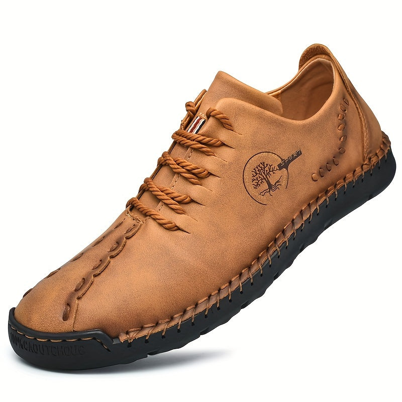 Orthopedische Zwarte Lederen Sneakers - Marco