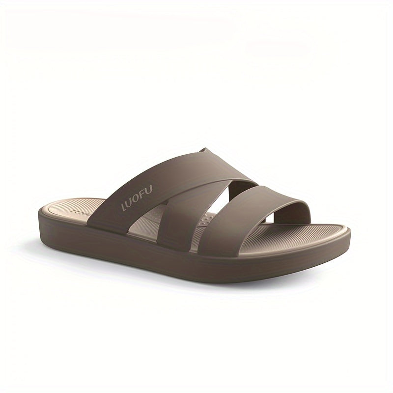 Orthopedische Ademende Khaki Slippers - Thomas