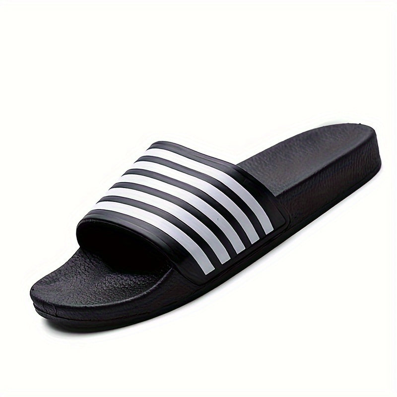 Orthopedische Zwarte Strepen Slipper - Tom