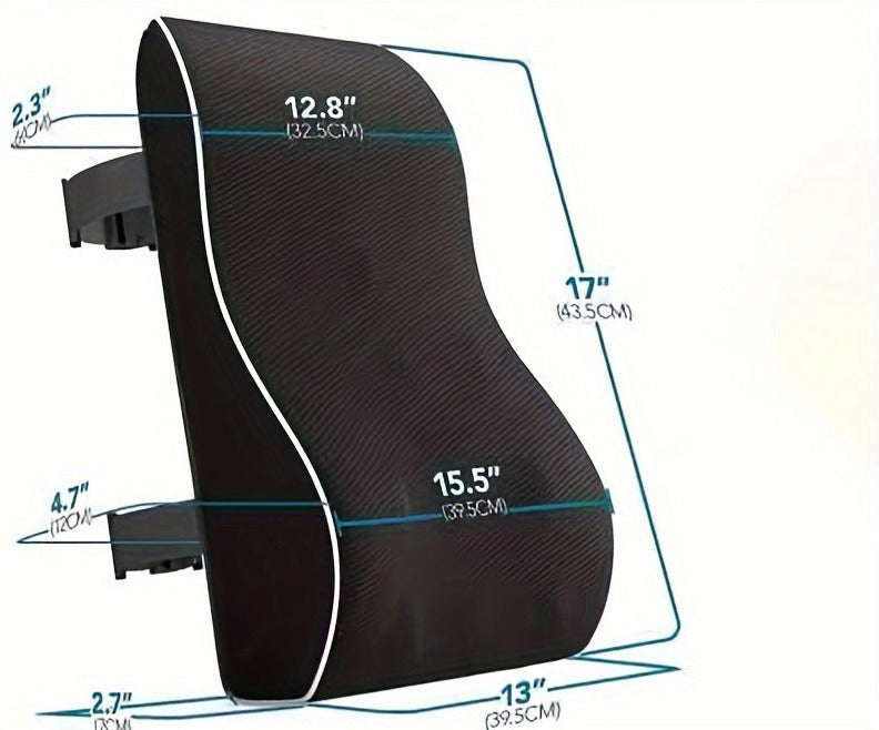 Orthopedisch Rugsteunkussen Zwart - Daniel