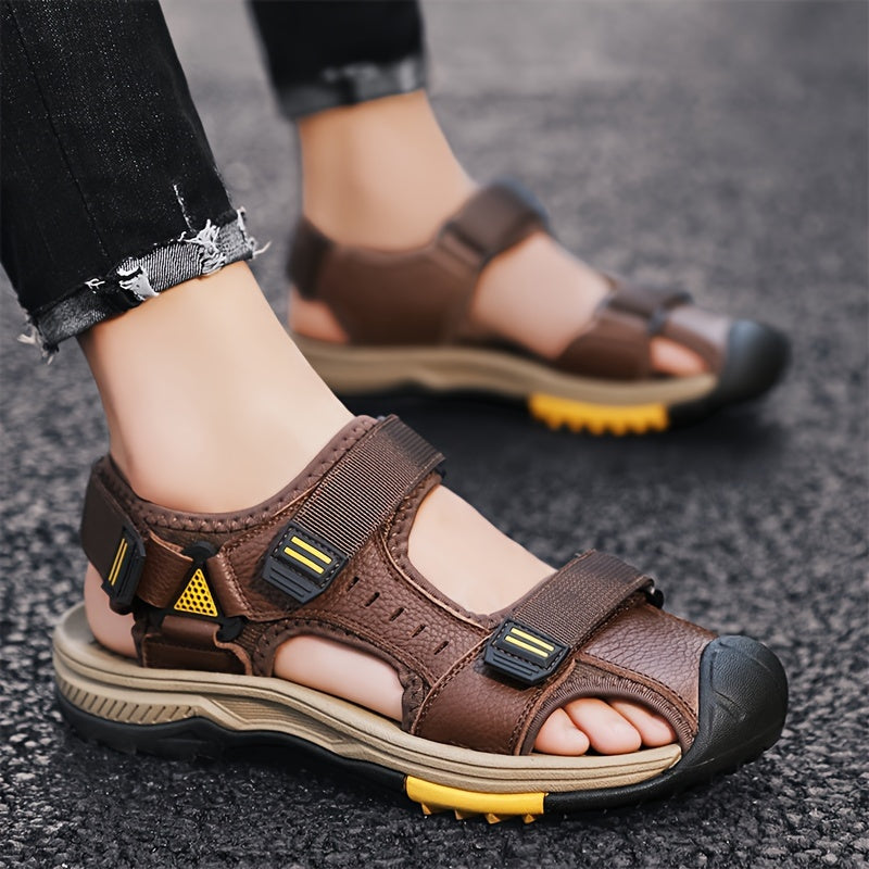 Orthopedische Donkerbruine Outdoor Sandalen - Lars