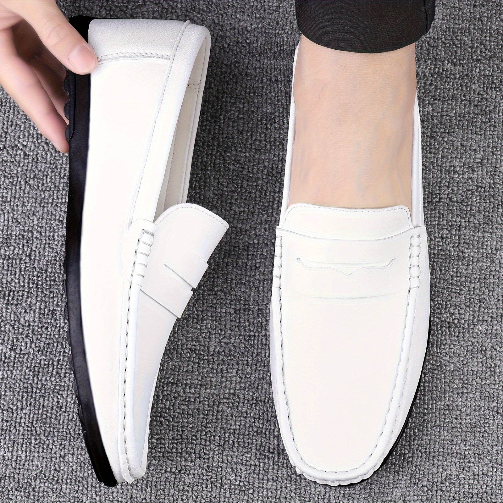 Orthopedische Witte Loafers - Peter