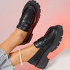 Orthopedische Zwarte Chunky Loafers - Nora