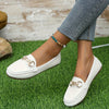 Orthopedische Witte Loafers met Ketting - Clara