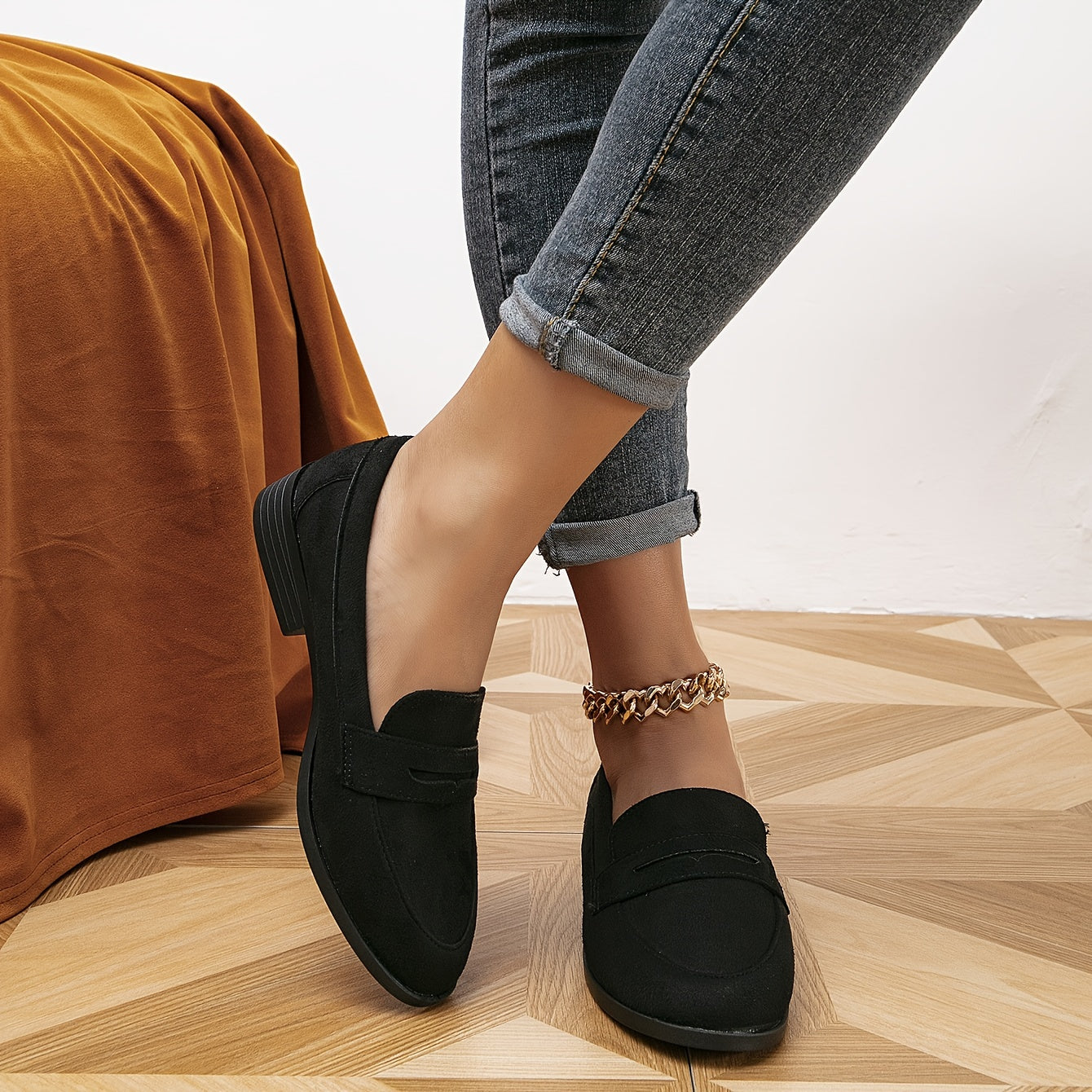 Orthopedische Zwarte Loafers - Lisa