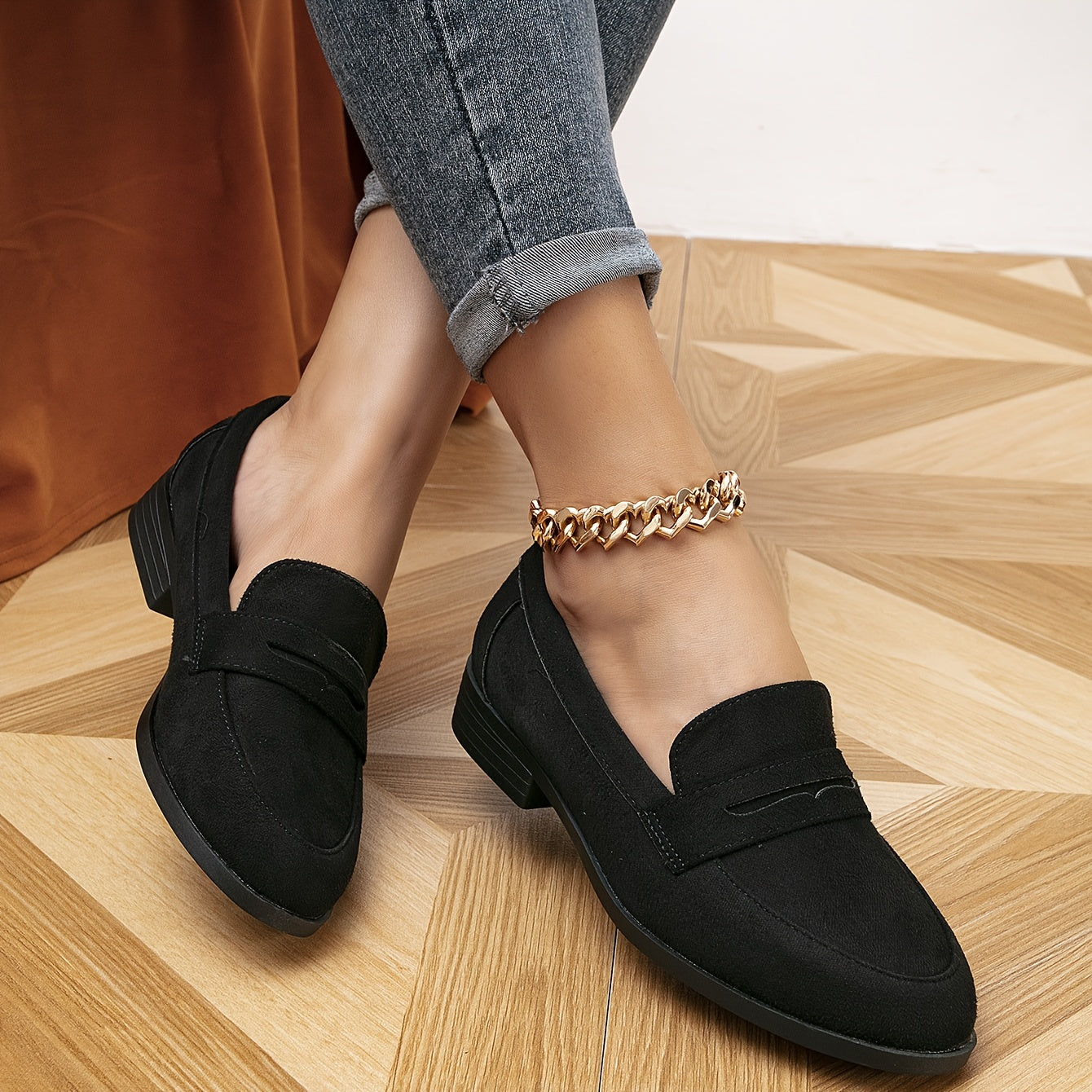 Orthopedische Zwarte Loafers - Lisa