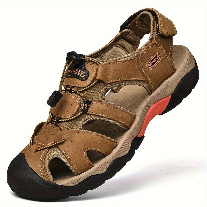 Orthopedische Zwart Outdoor-Sandalen - Felix